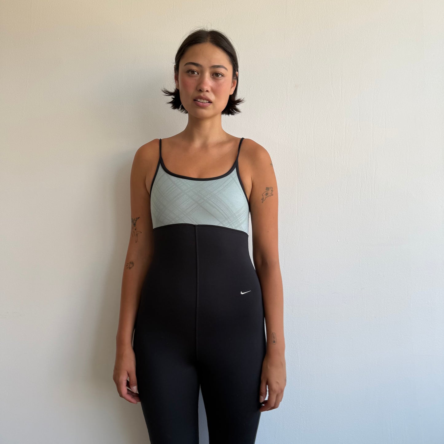Nike blue flared unitard - Size S