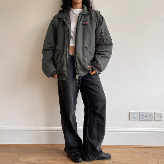 Khaki SCOTT bomber - Size XL