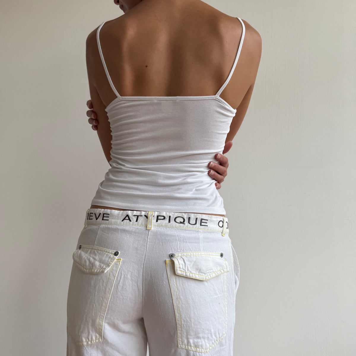 Cop Copine white linen trousers - Size M
