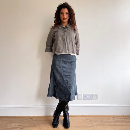 Denim midi skirt - Size S