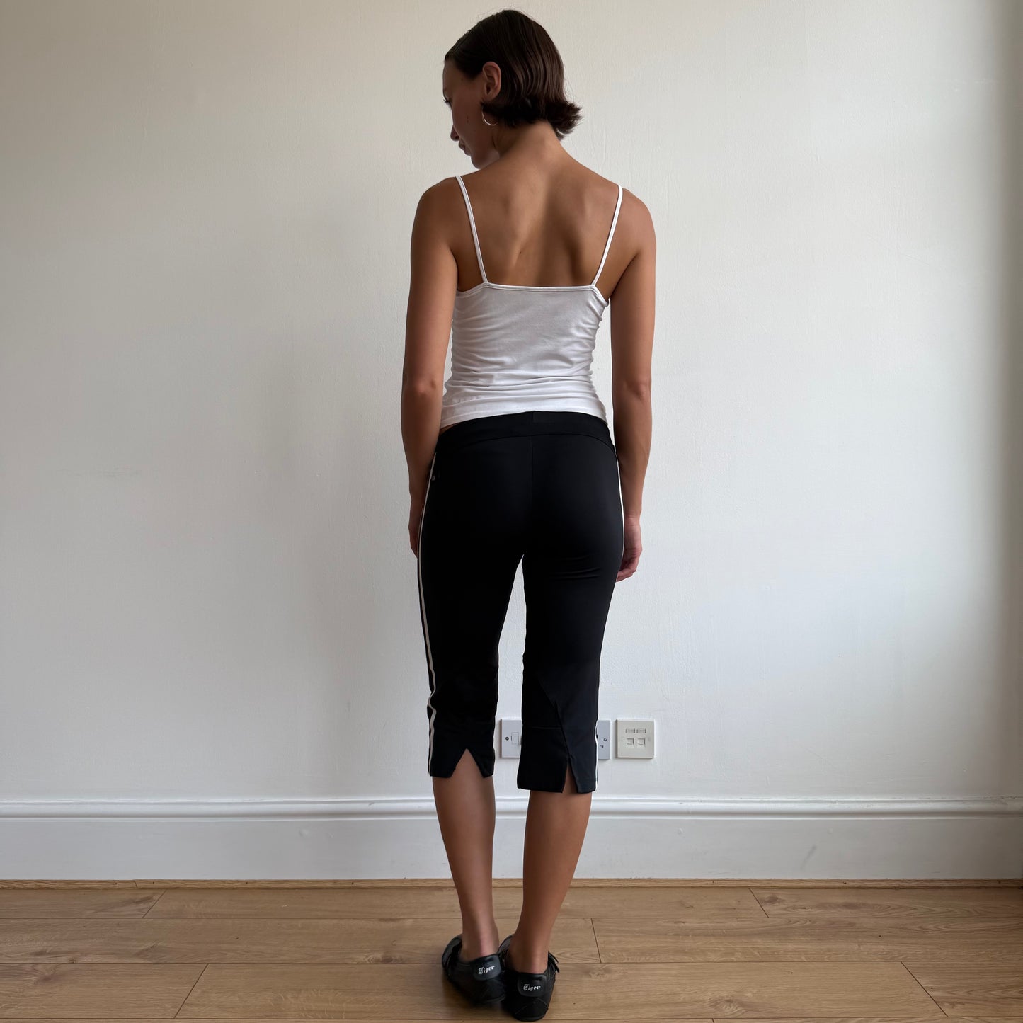 Black Adidas capris - Size S