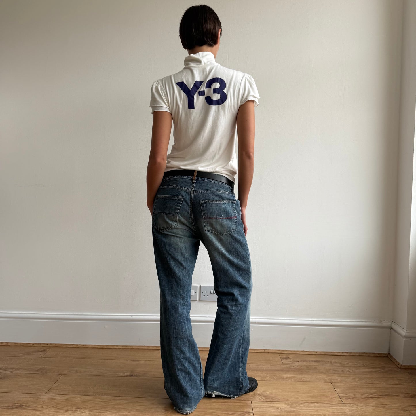 Adidas Y-3 short sleeve hoodie - Size S/M