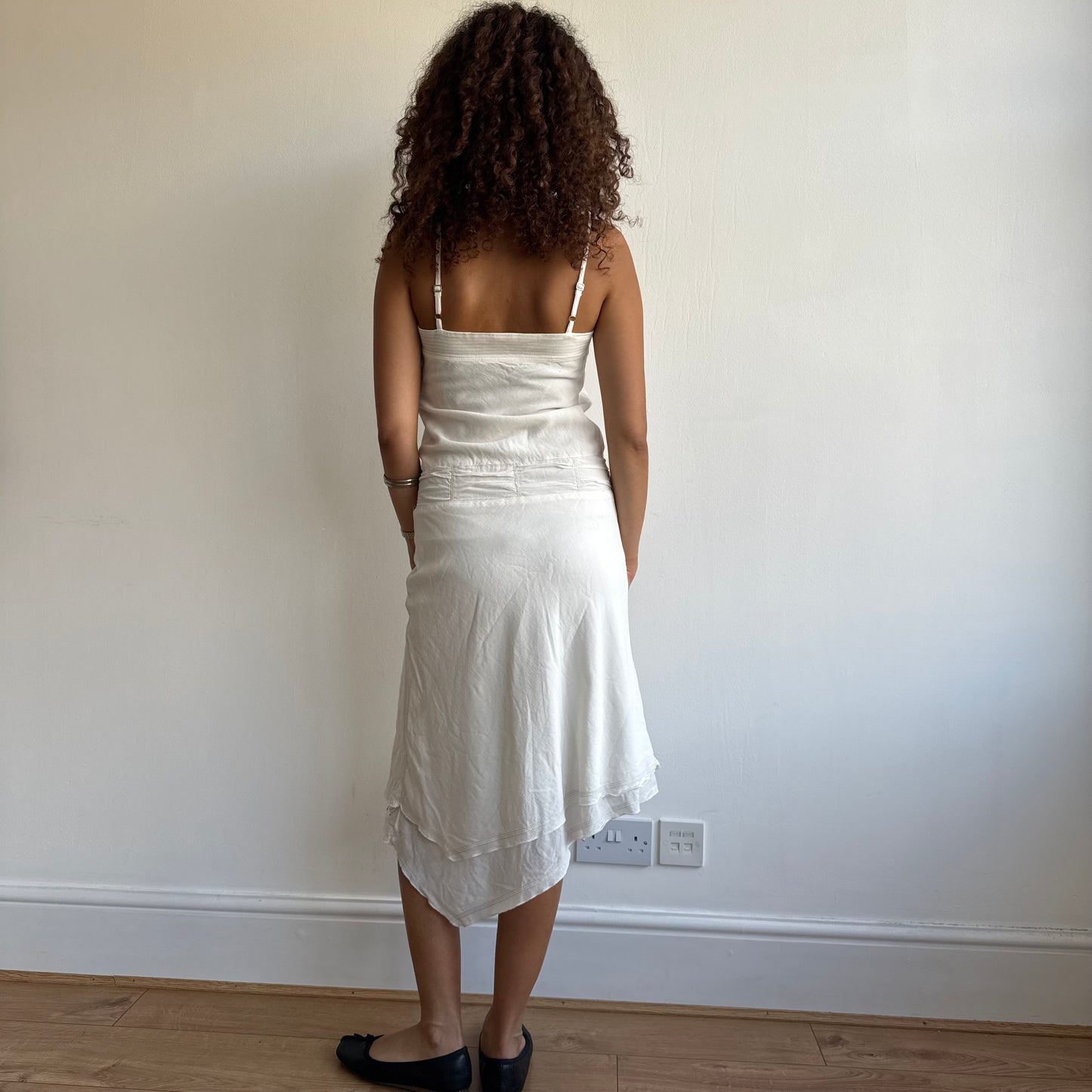 Cop Copine white maxi dress - Size S