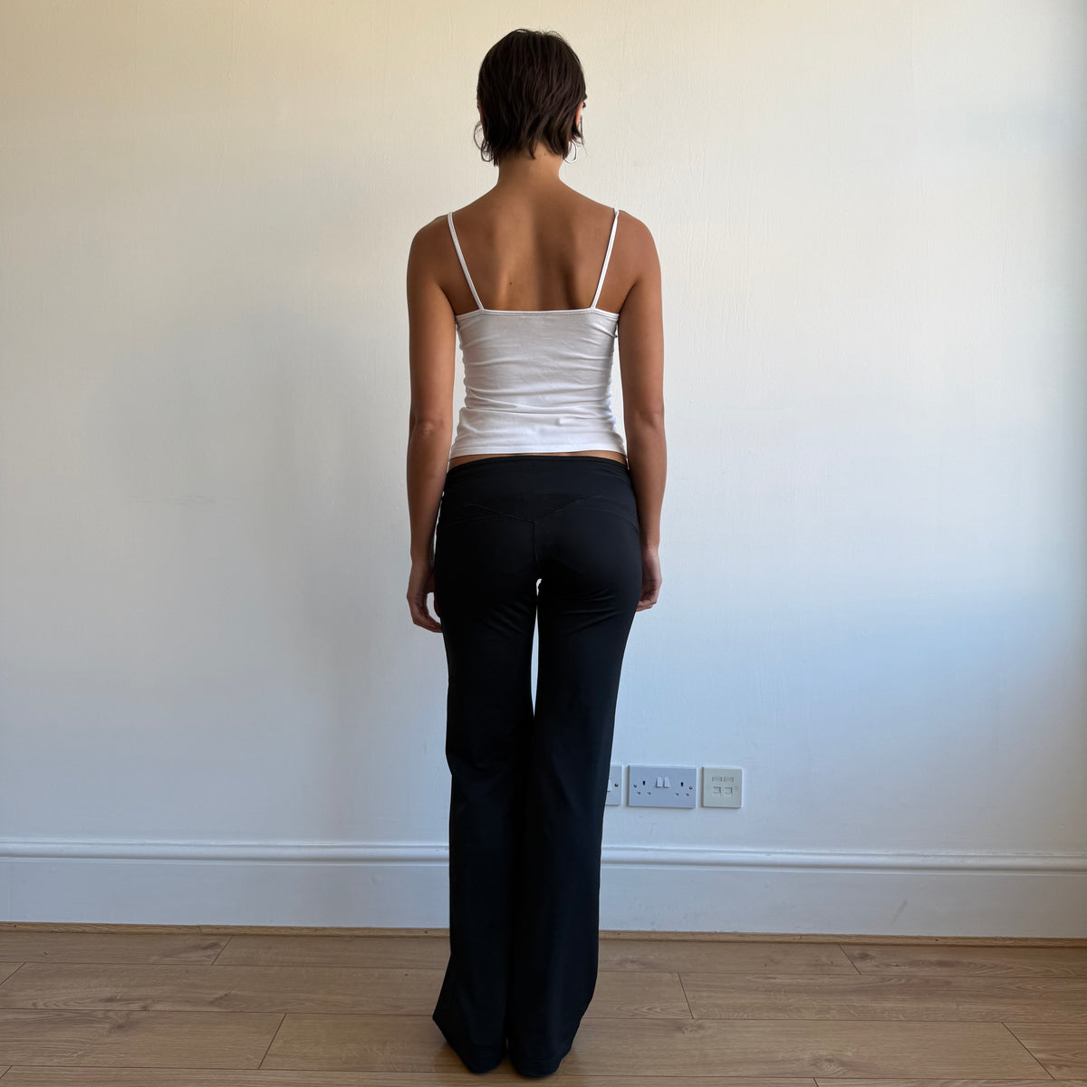 Black Adidas 3 stripe yoga pants - Size XS