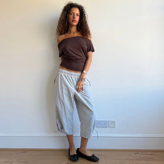 Light grey Puma capris - Size S