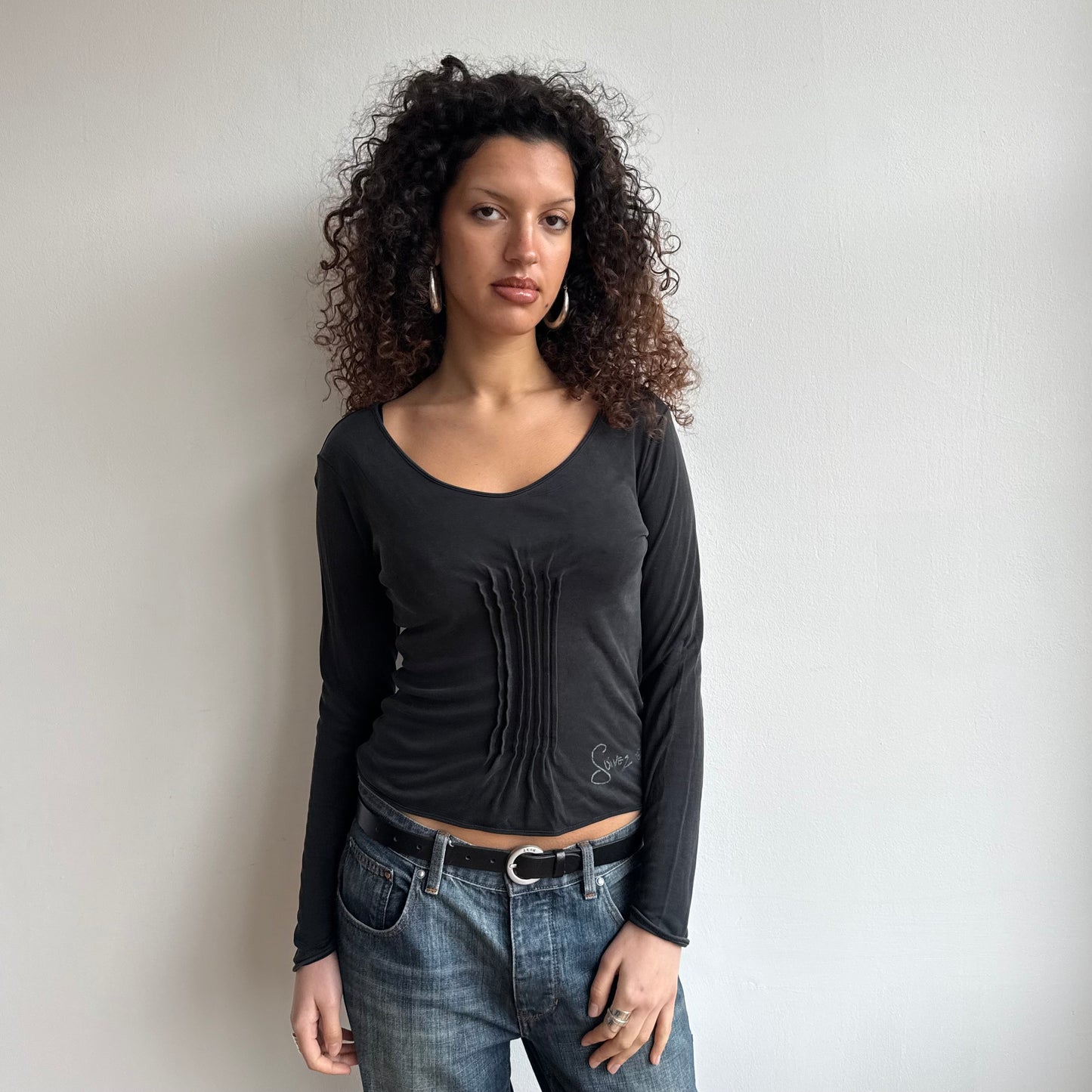 Cop Copine charcoal top - Size S