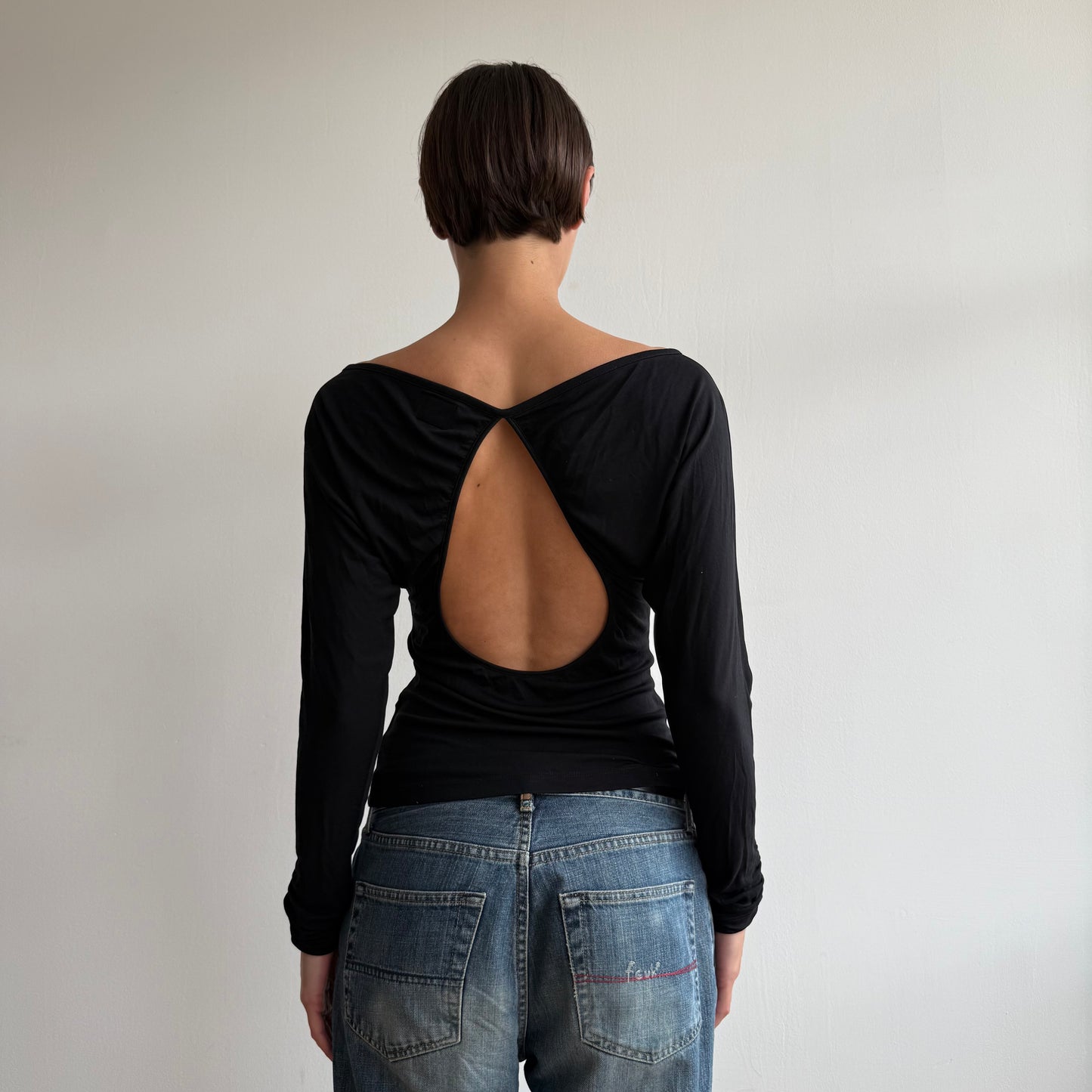 Black Miss Sixty open back top - Size S
