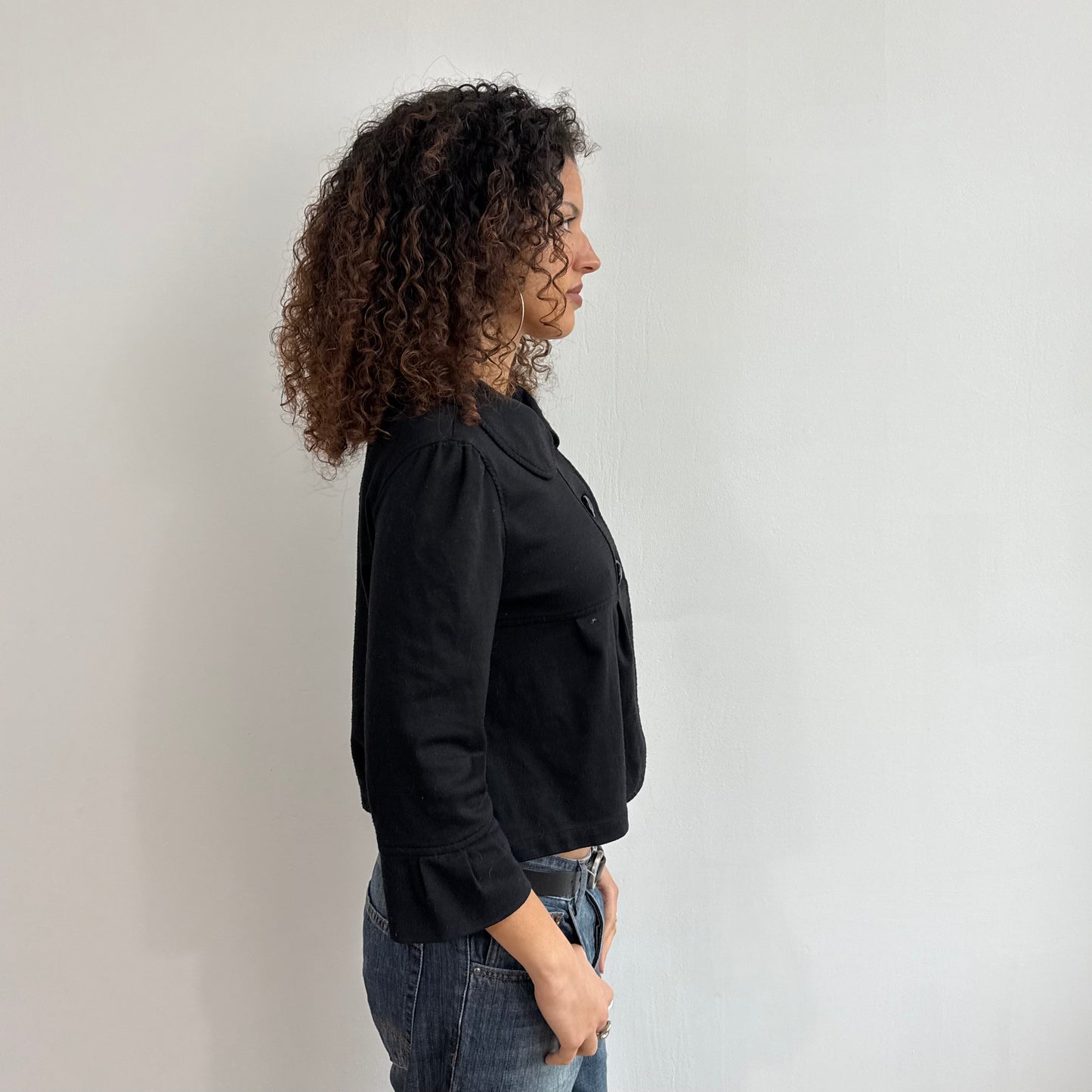 Black peacoat jumper - Size S