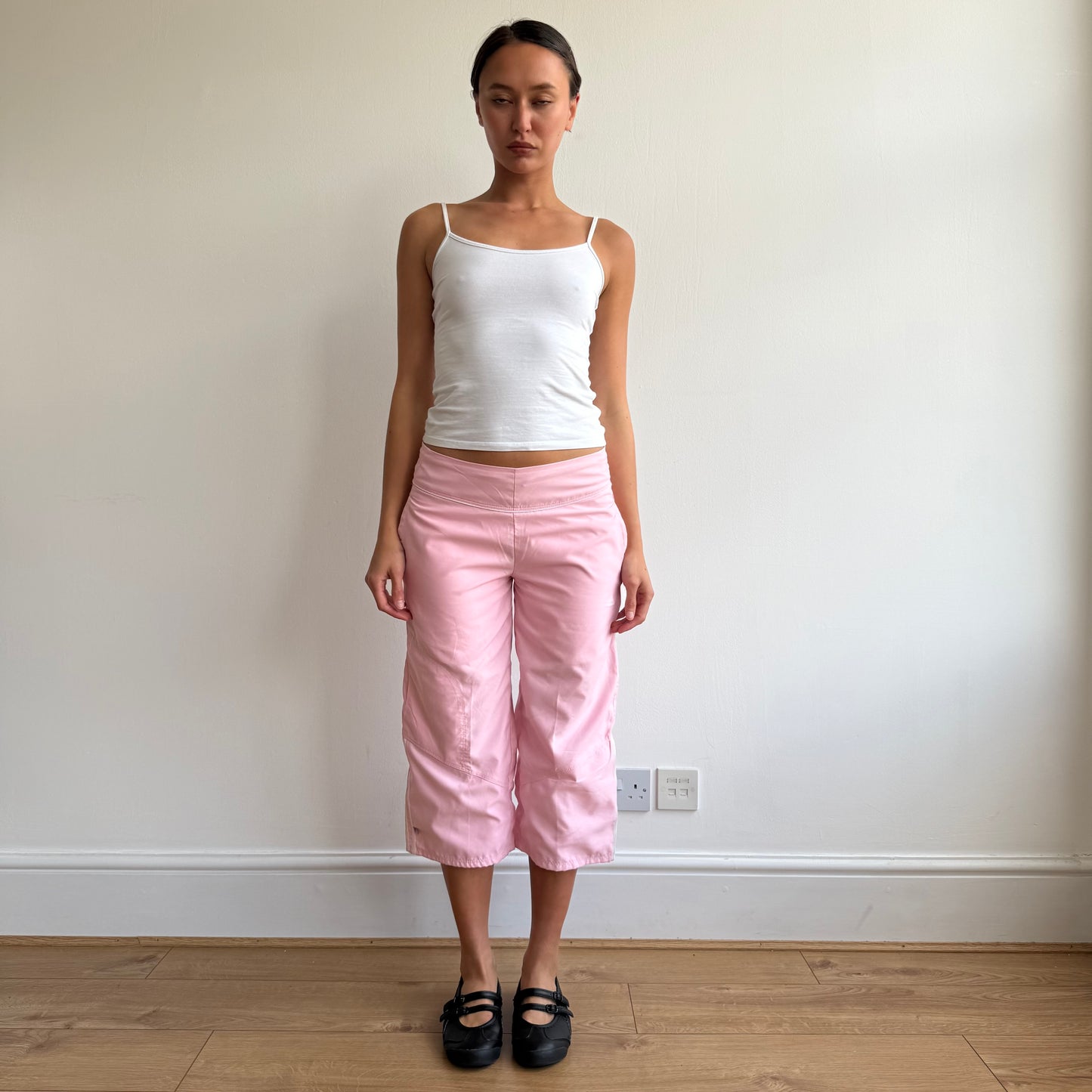 Baby pink Adidas capris - Size XS