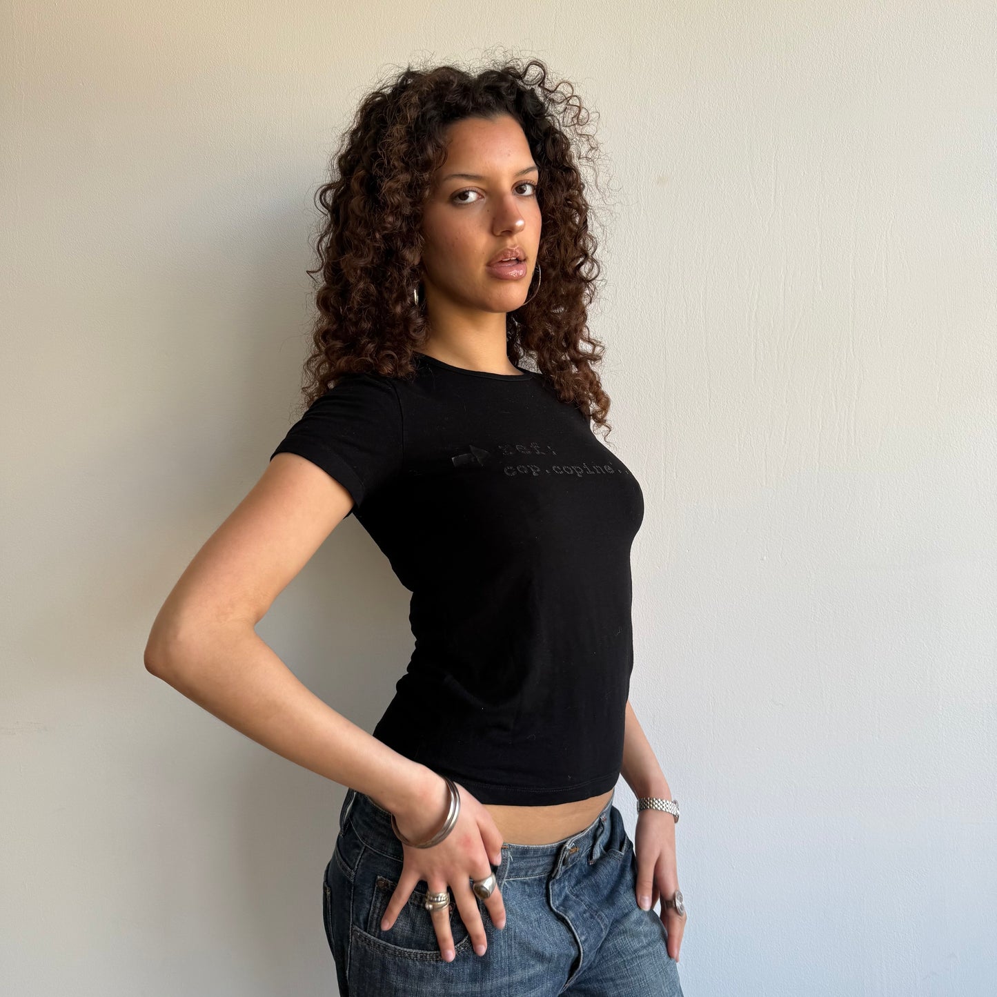 Cop Copine baby tee - Size S/M