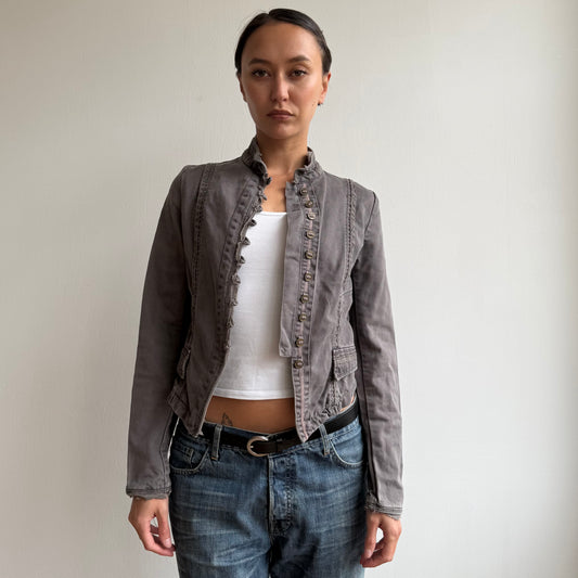 Khaki military jacket - Size S