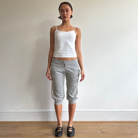 Grey Adidas sporty capris - Size S/M