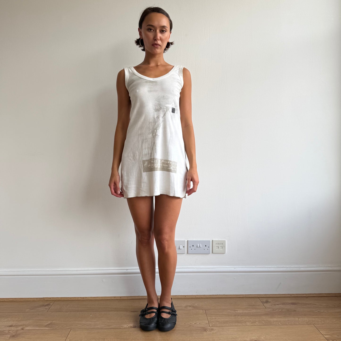 Cop Copine graphic mini dress - Size M
