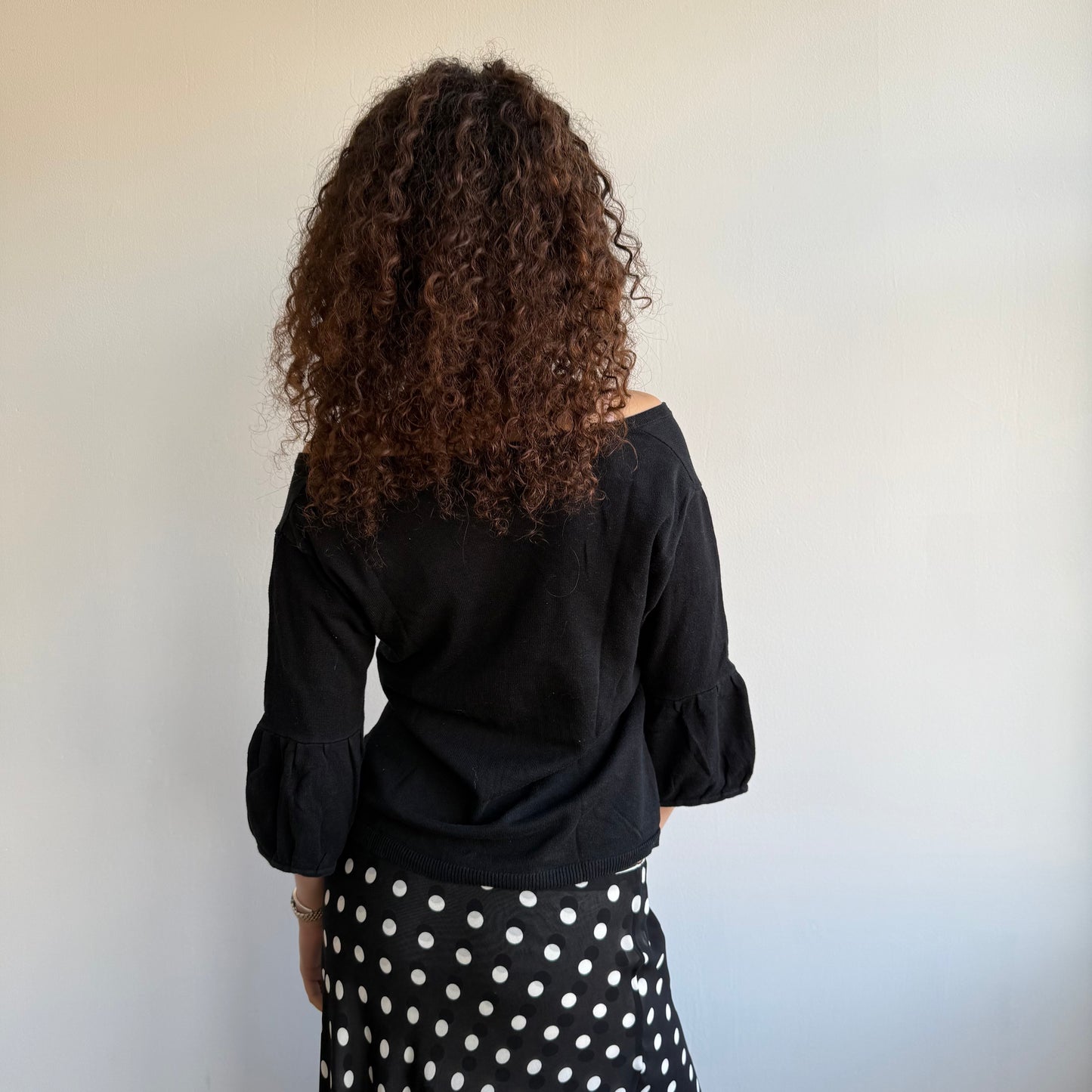 Black slouchy cardigan - Size M/L