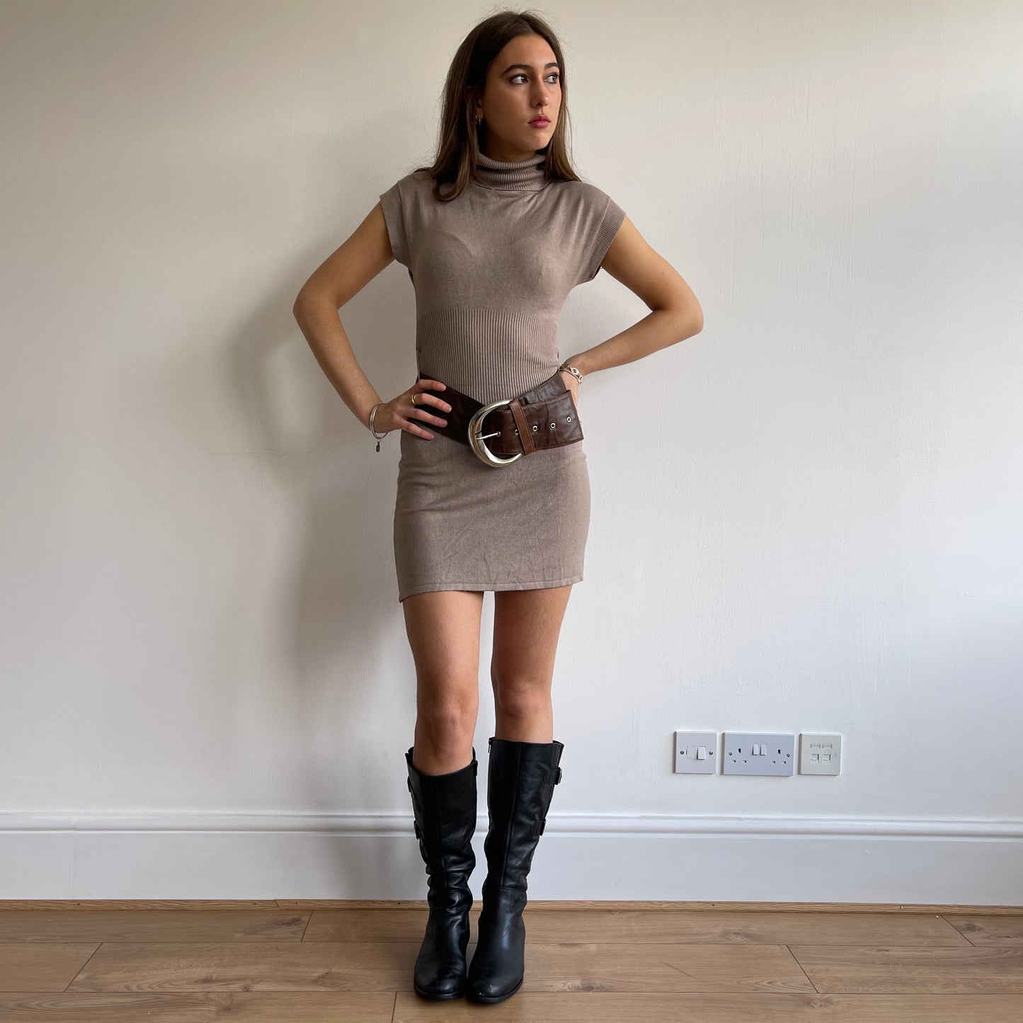 Large brown belt - OS
