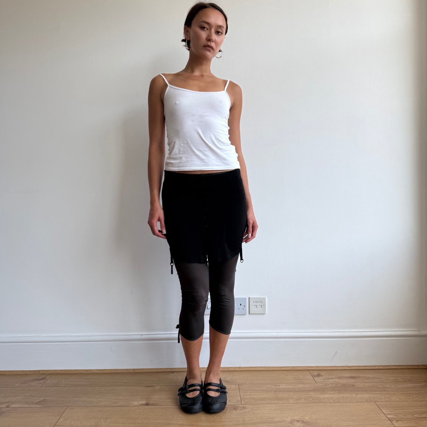 Cop Copine two piece capris + skirt - Size XS