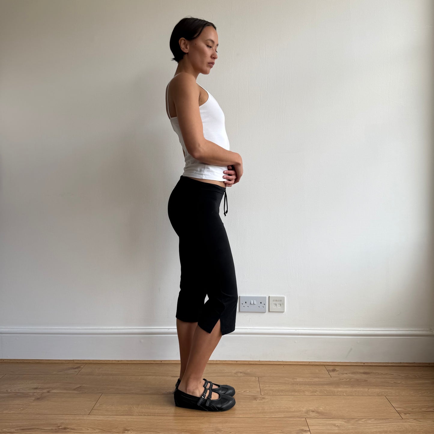 Reebok black capris - Size S
