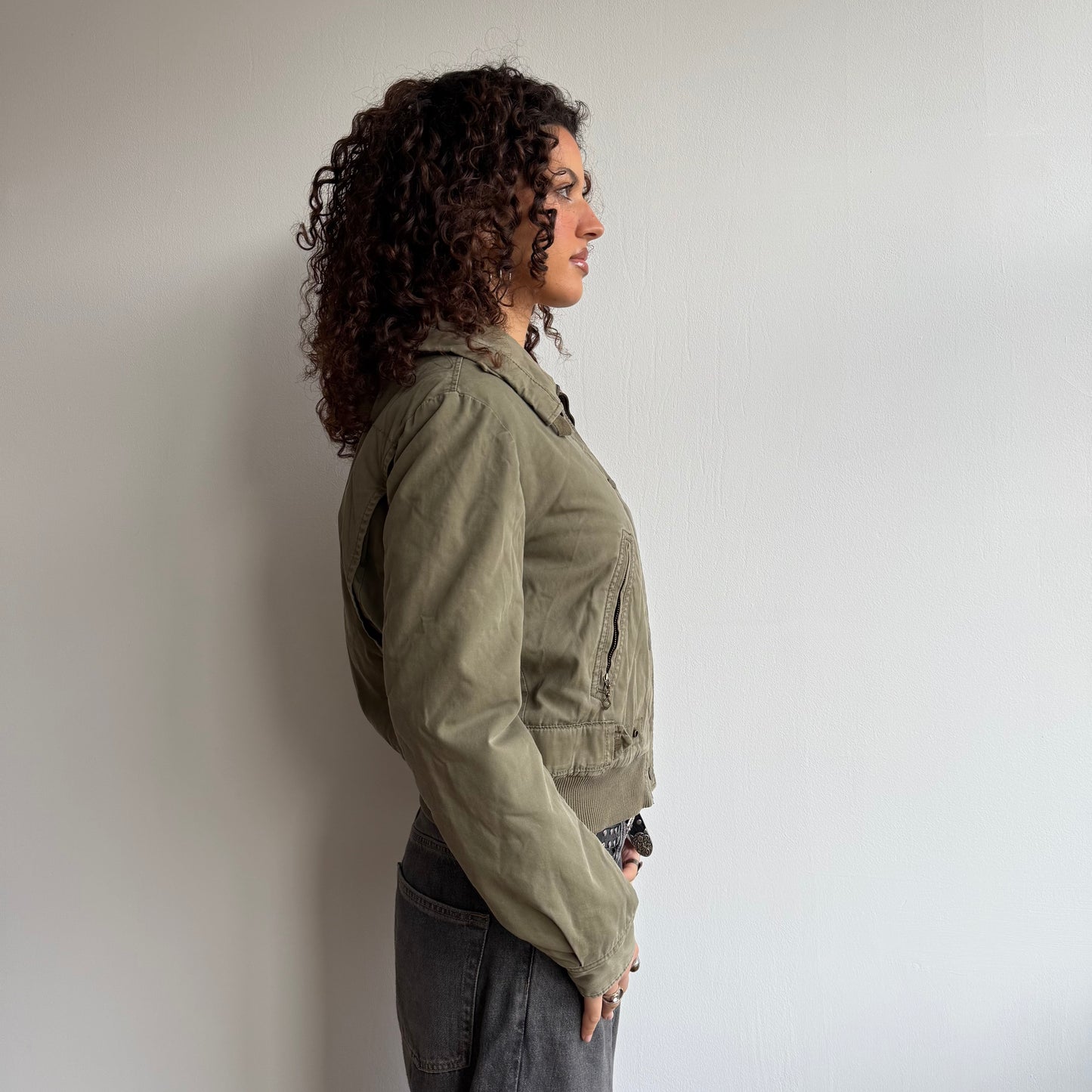 Khaki Levi’s bomber - Size M