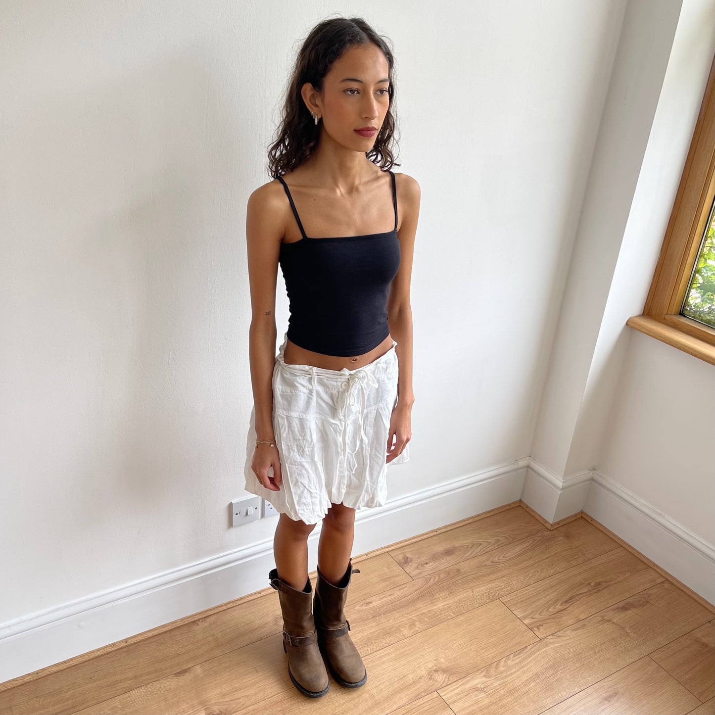 White bubble skirt - Size M