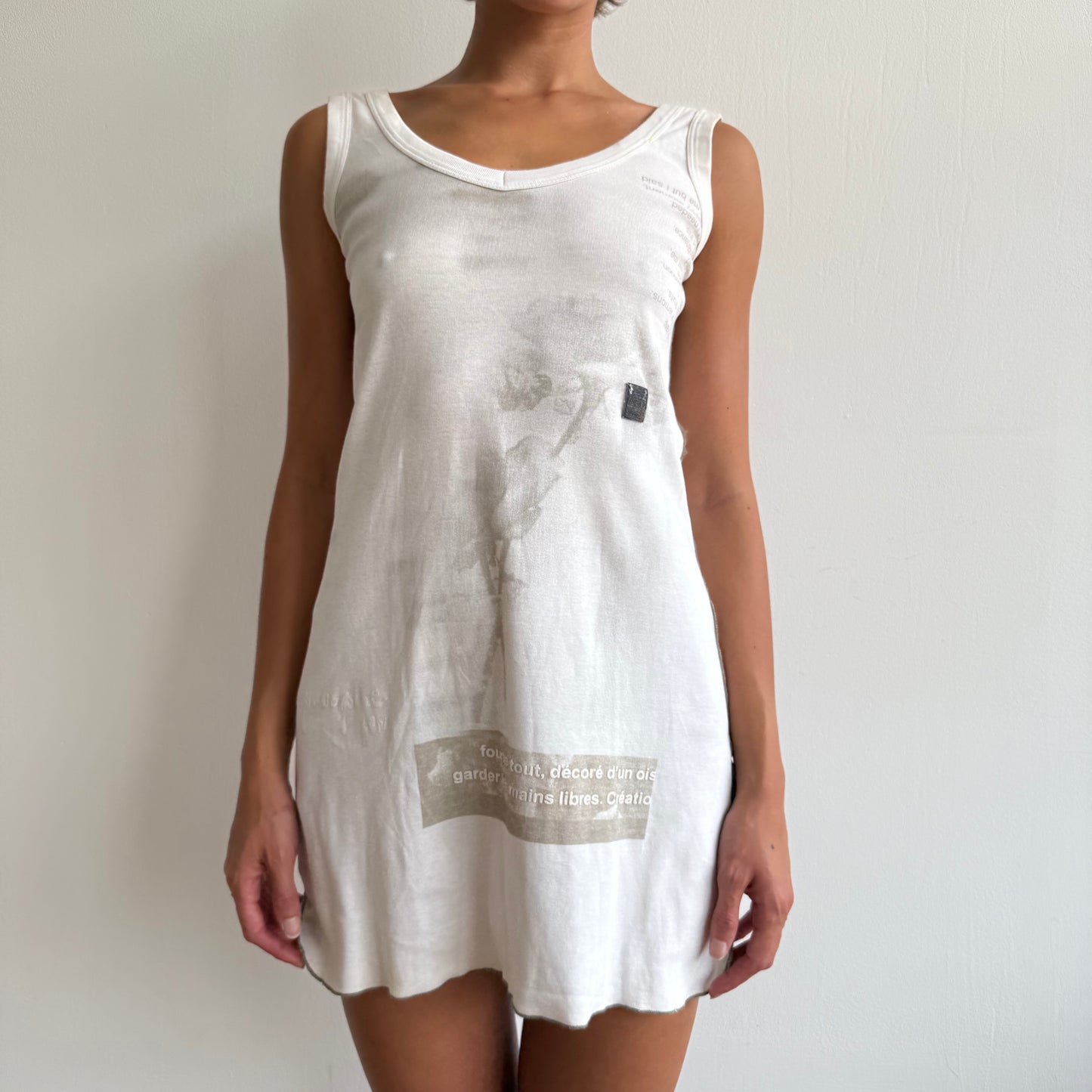 Cop Copine graphic mini dress - Size M