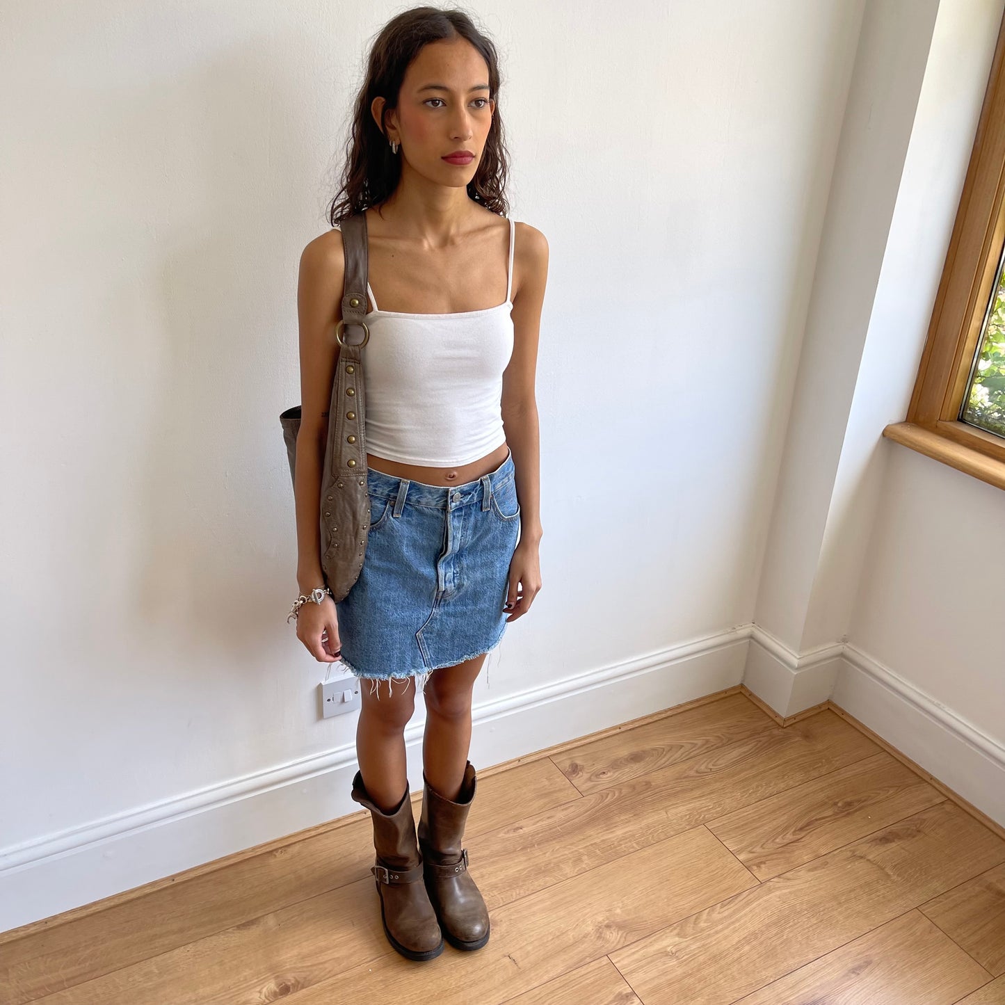 Levis denim mini skirt - Size M