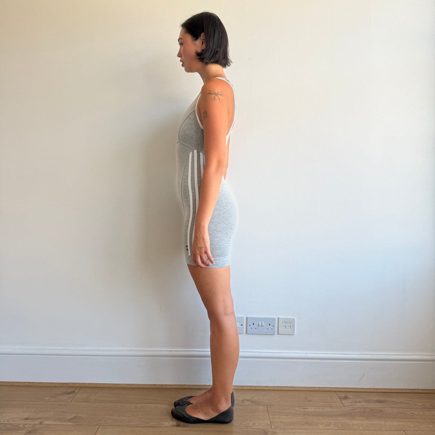 Grey Adidas unitard - Size S