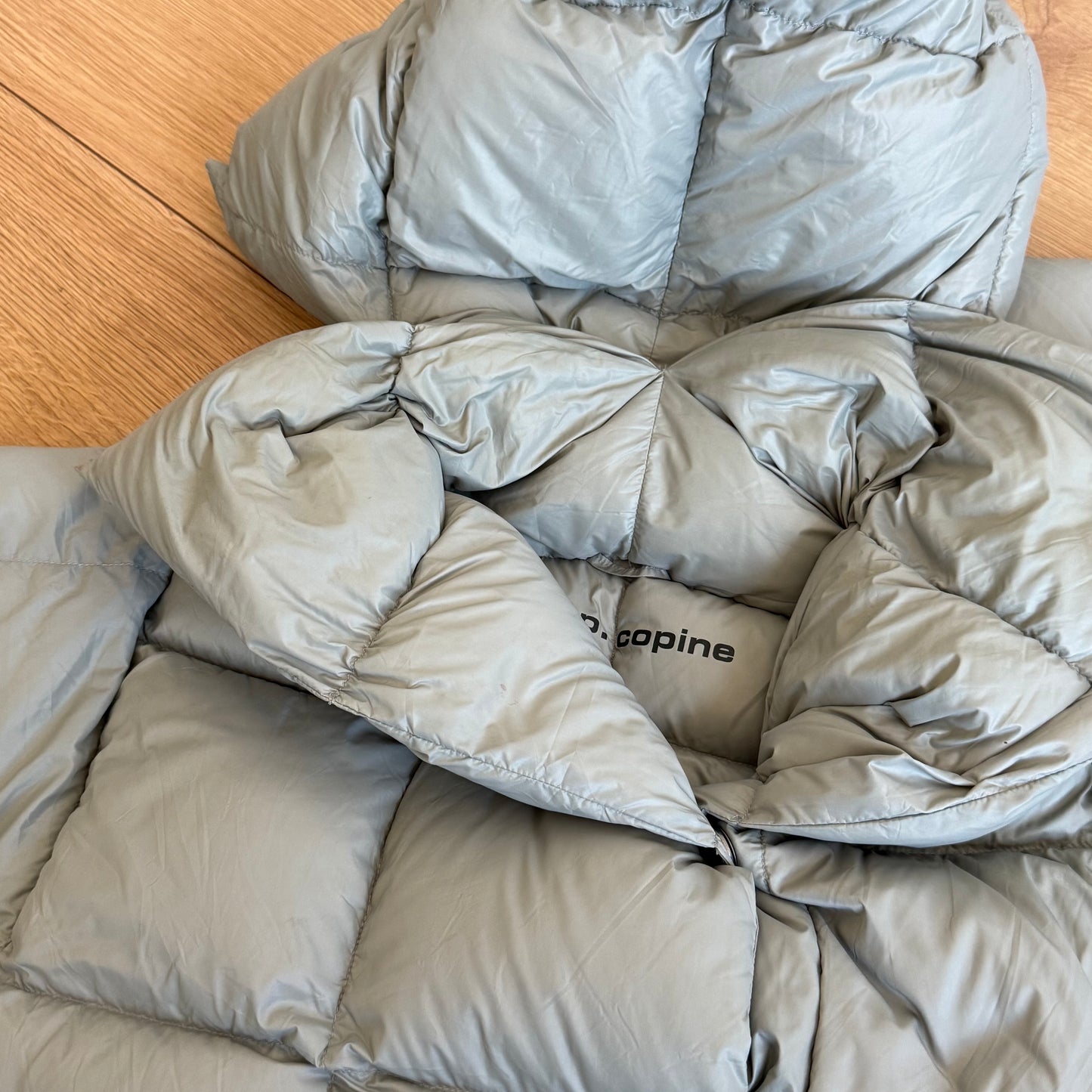 Cop Copine grey down puffer jacket - Size S