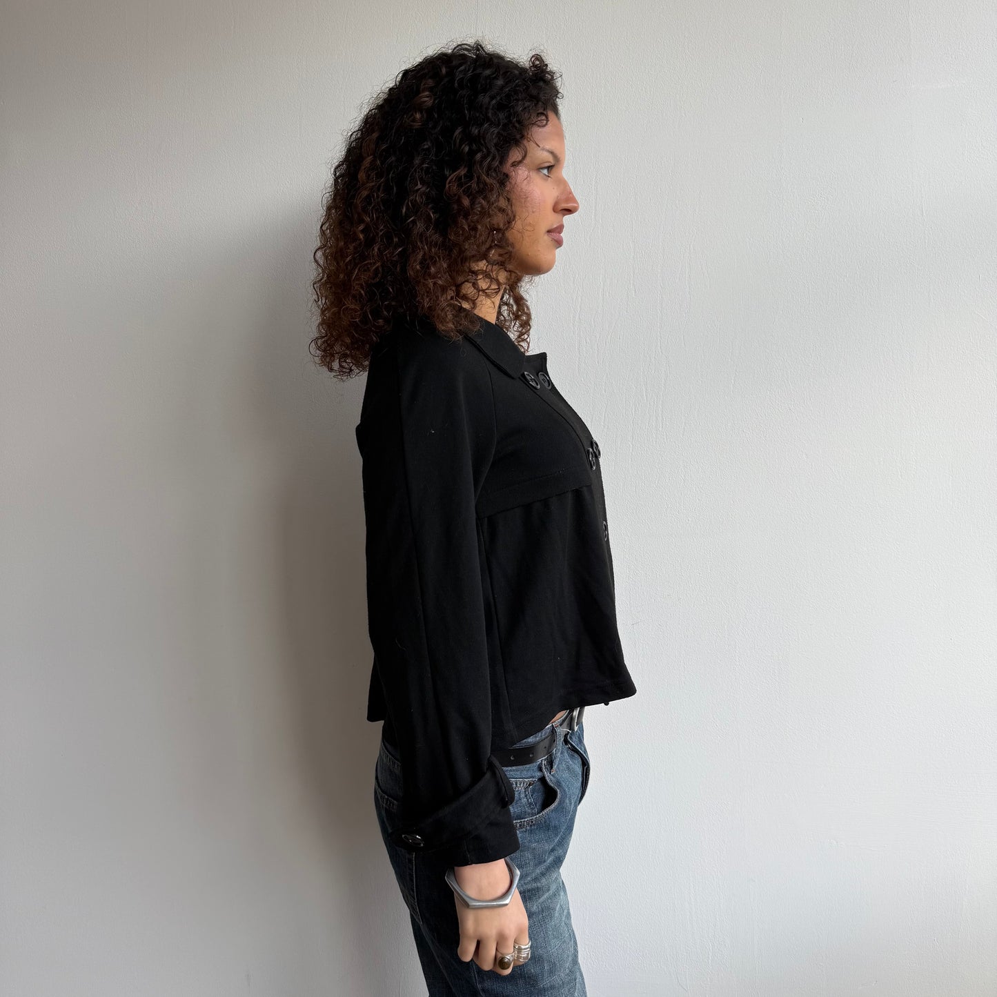 Black peacoat jumper - Size S