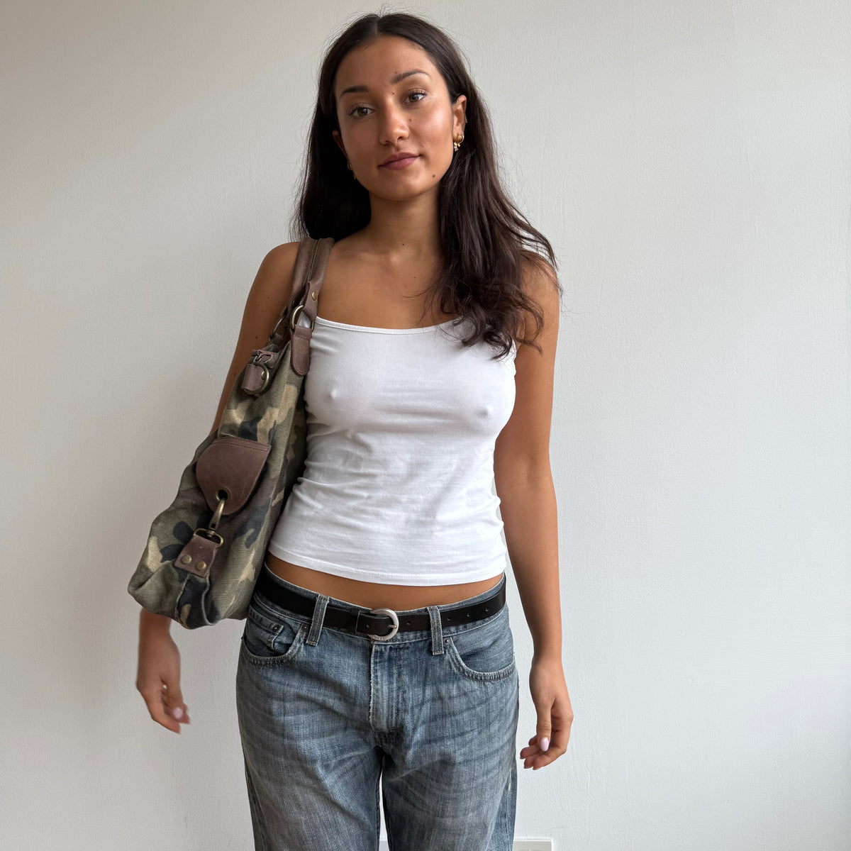 Camouflage slouchy bag - One Size