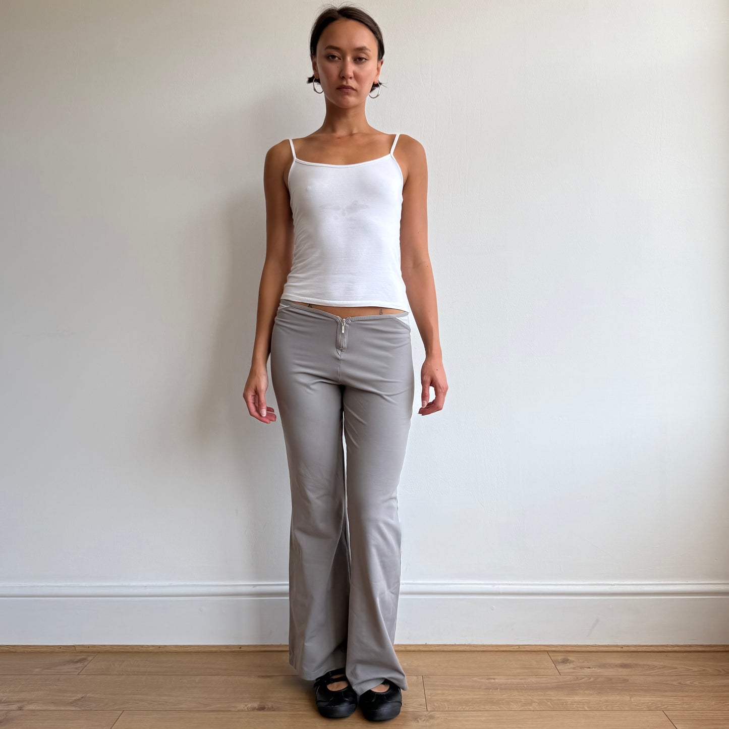 Taupe USA pro zip front yoga pants - Size M