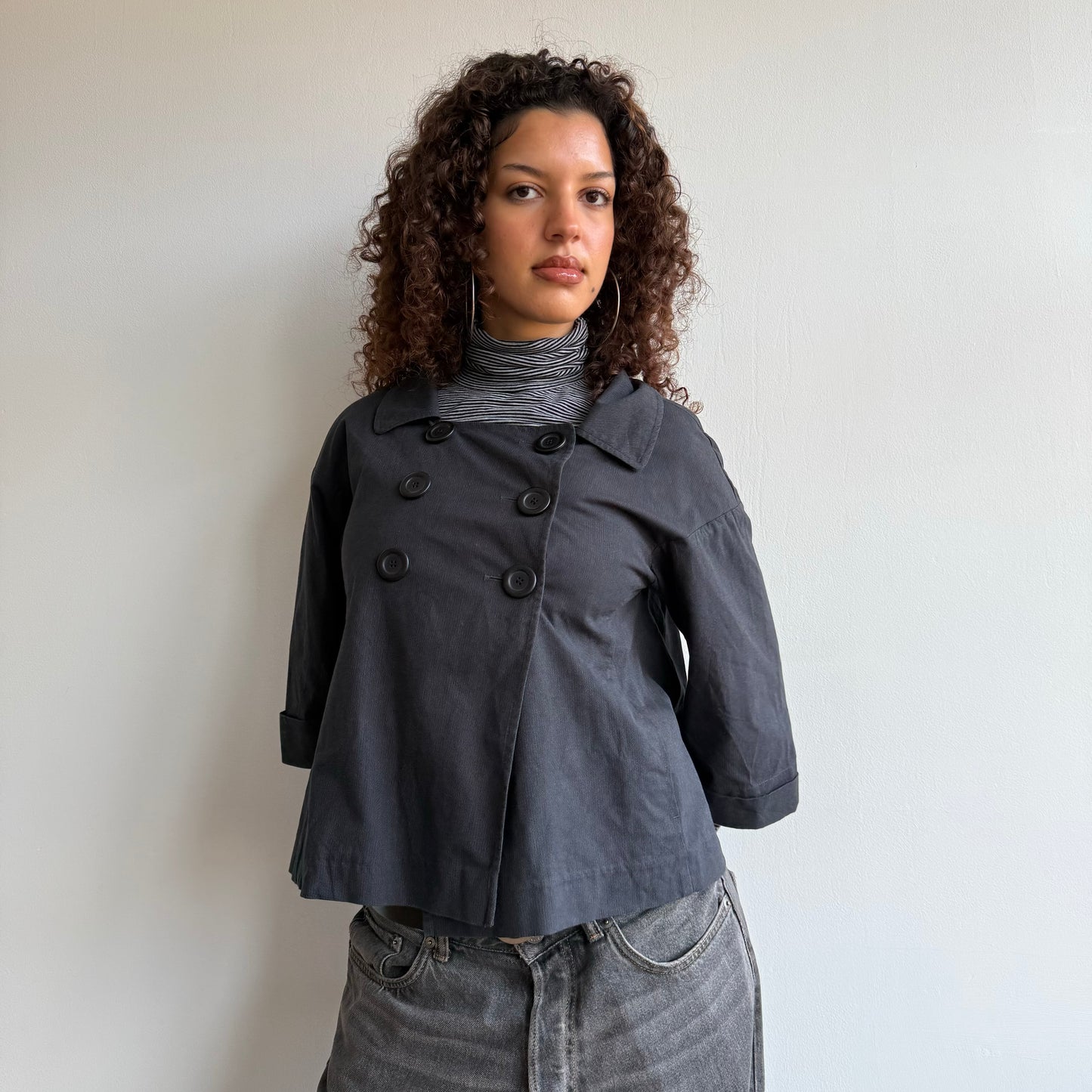 Navy peacoat - Size M