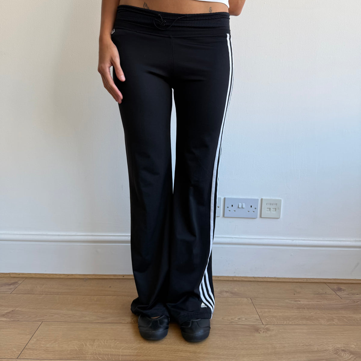 Adidas toggle waist yoga pants - Size S