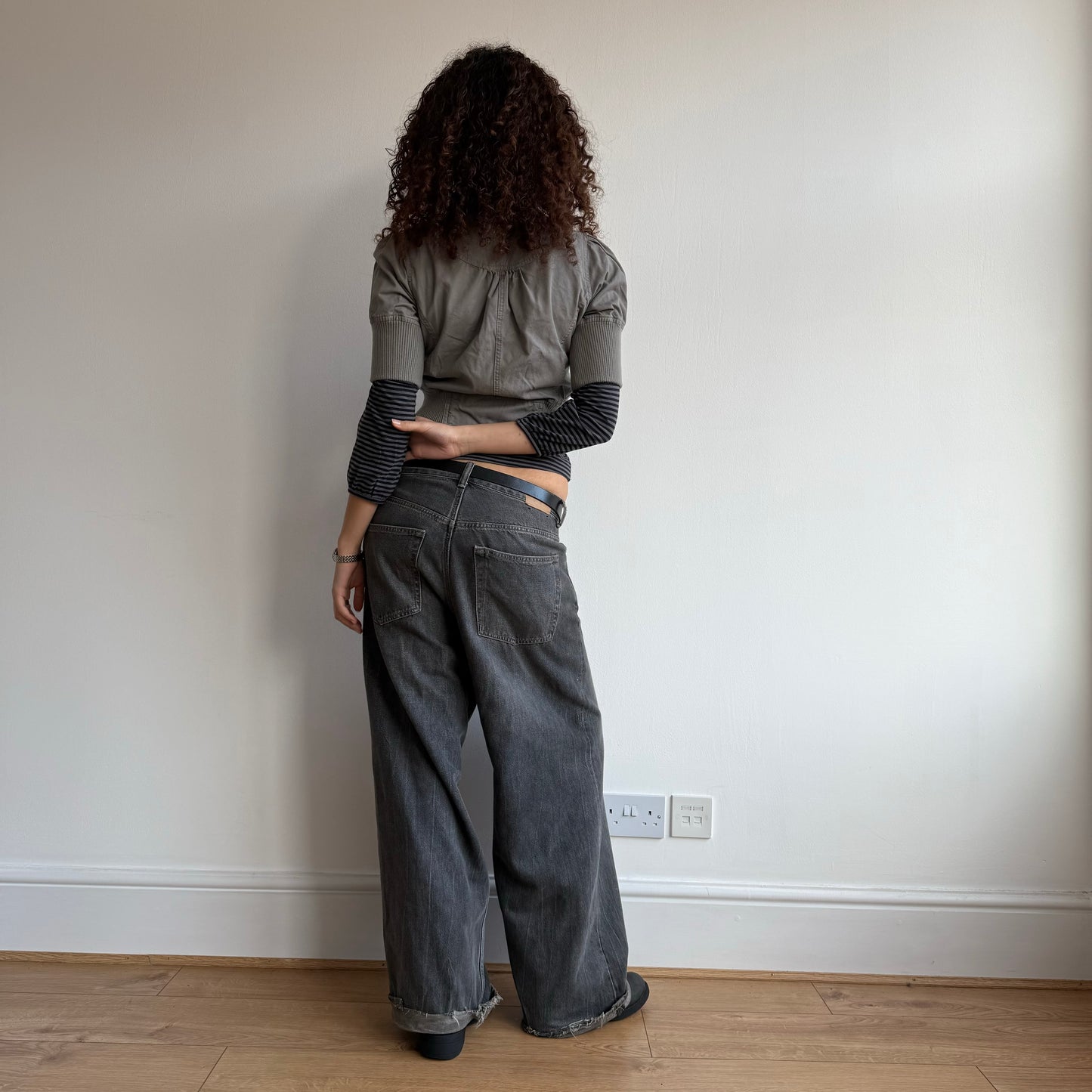 Short sleeve cargo jacket - Size XS