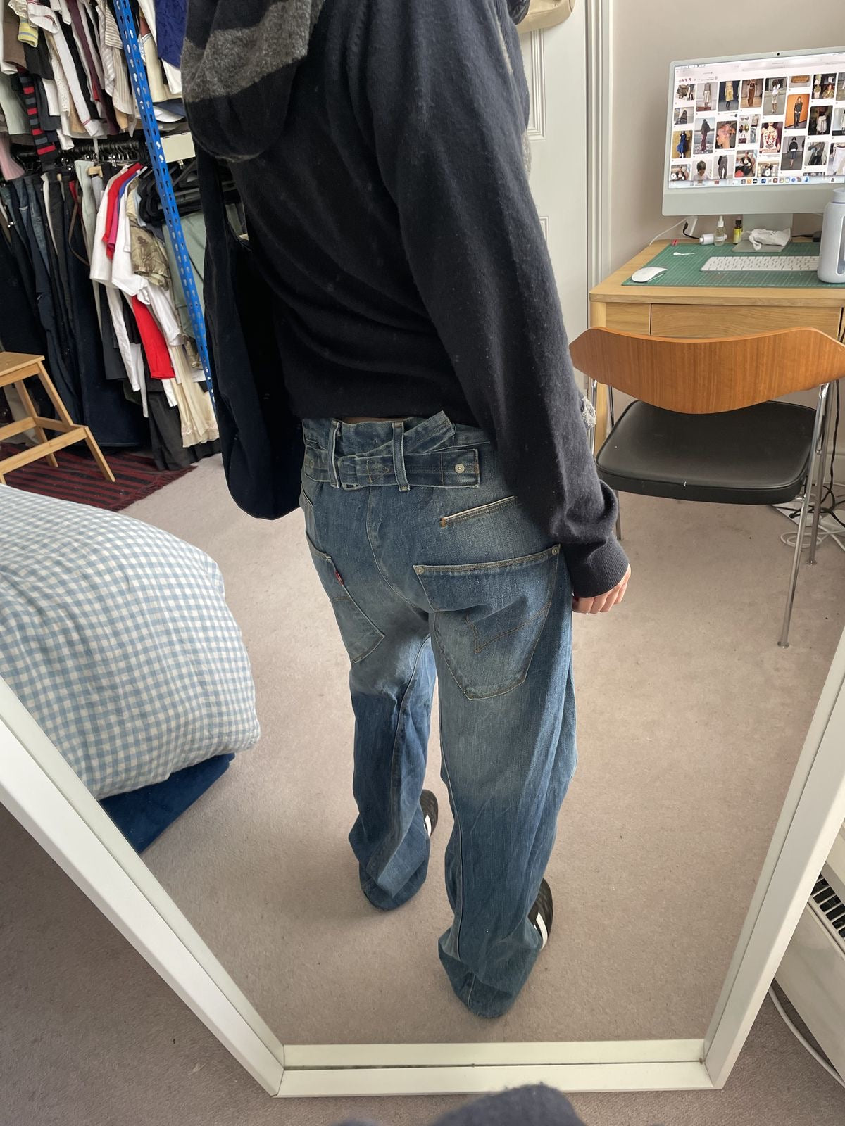 Levi’s engineered buckle jeans - Size 32”