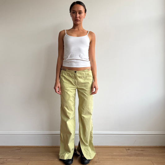 Cop Copine green stripe trousers - Size M