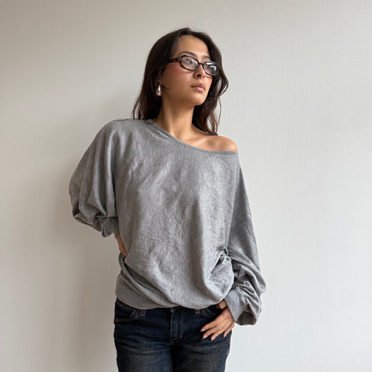 Grey slouchy jumper - Size S
