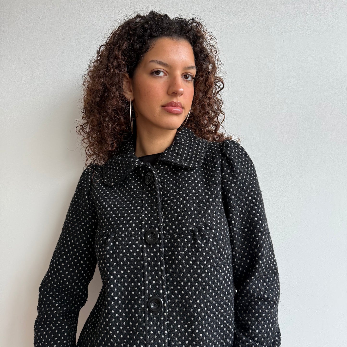 Polka dot coat - Size XS + S