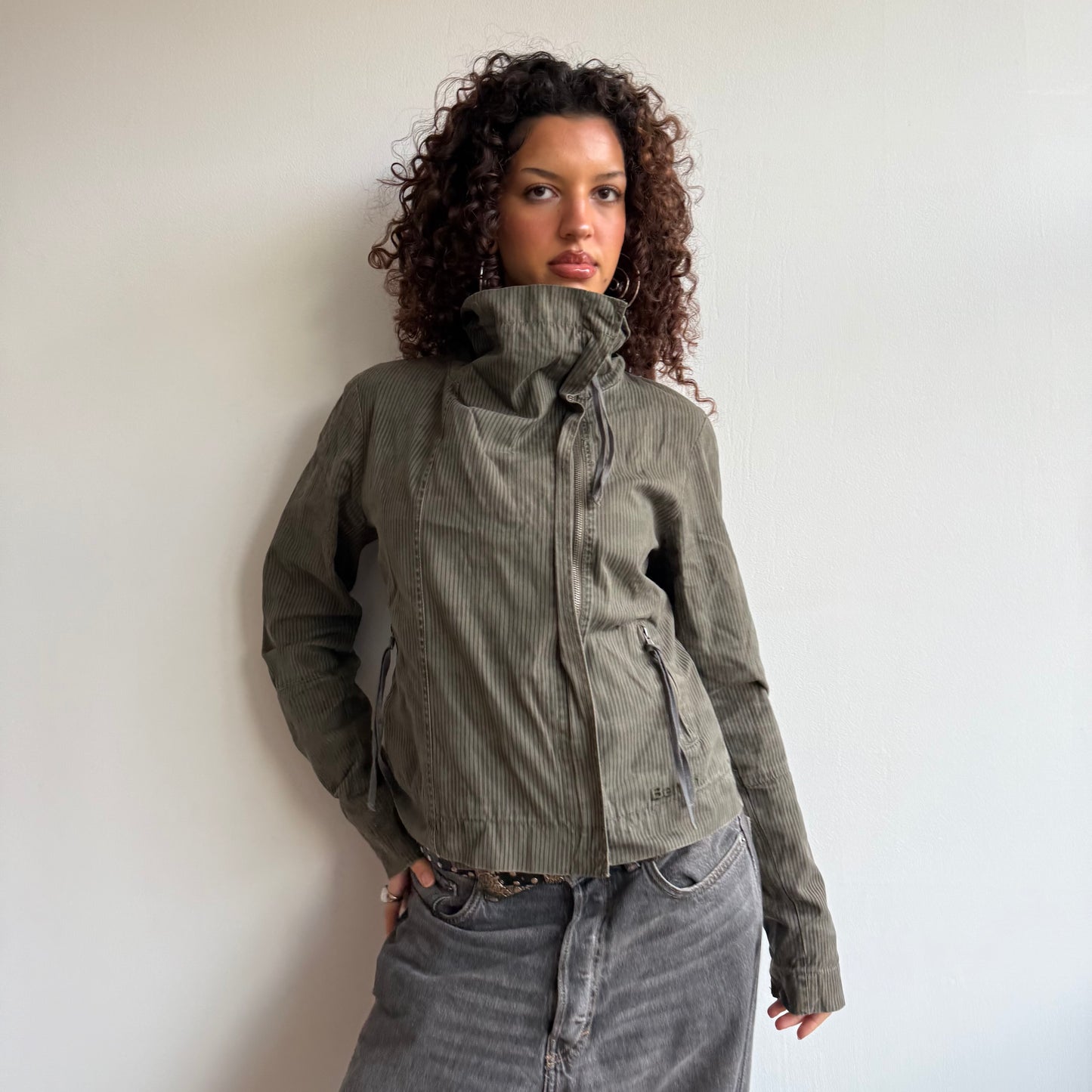 Khaki Bench jacket - Size M