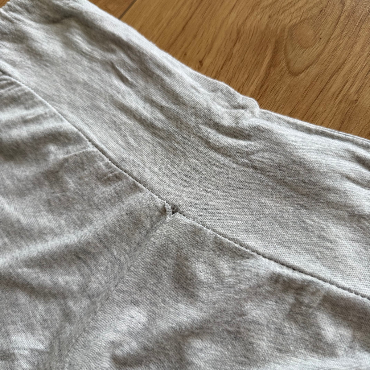 Grey tie waist bubble capris - Size XS