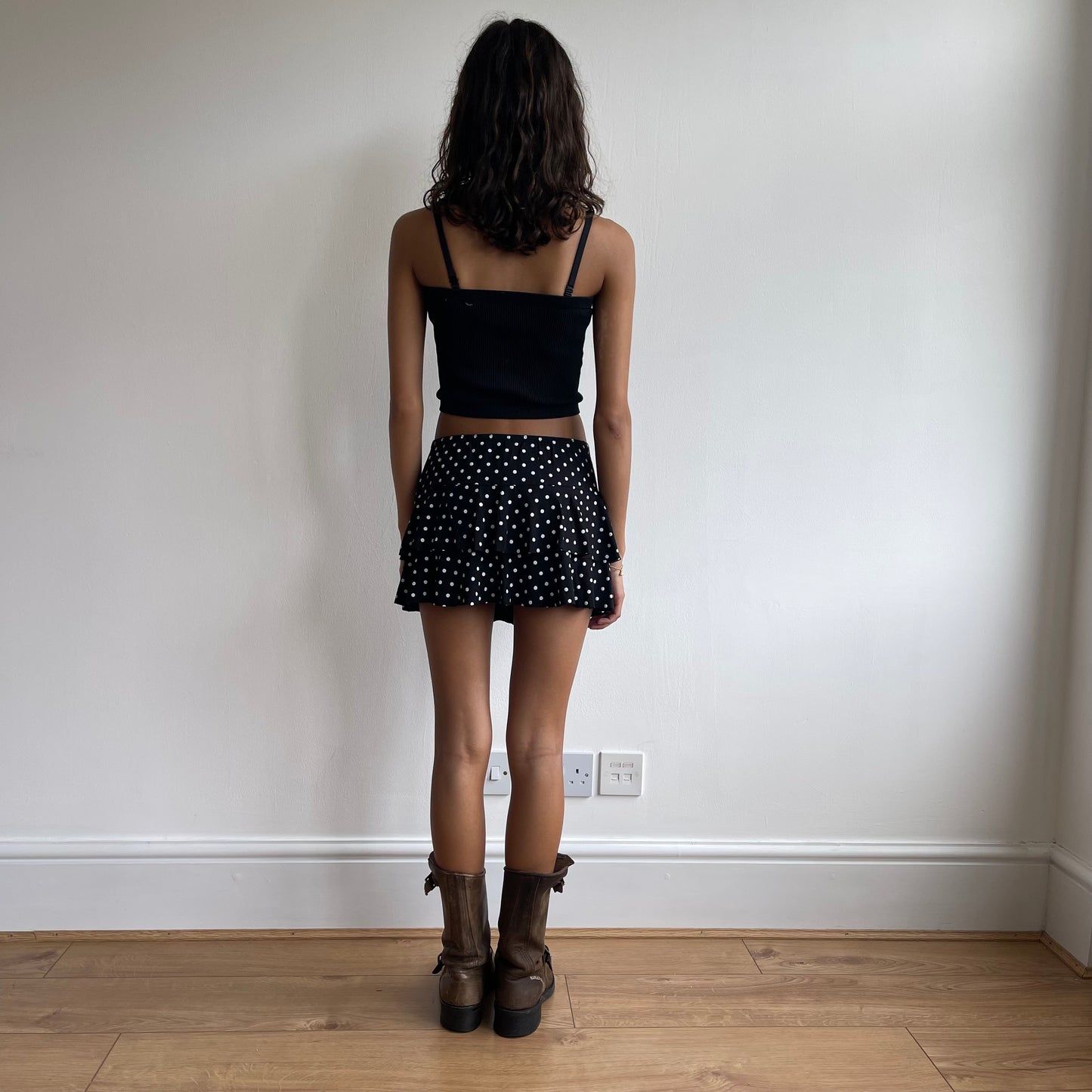 Polka dot rara mini skirt - Size XS