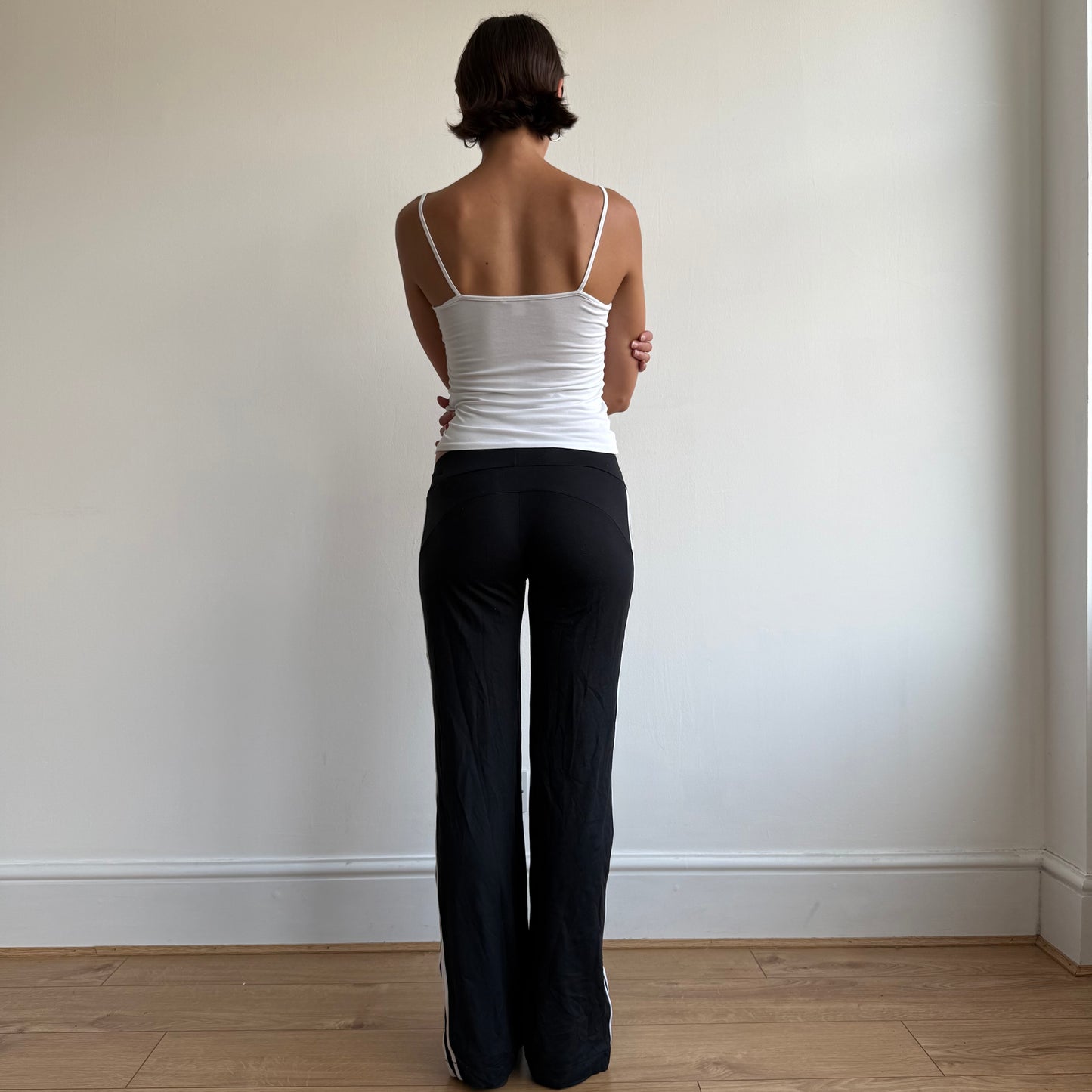 Black Adidas flared yoga pants  - Size S