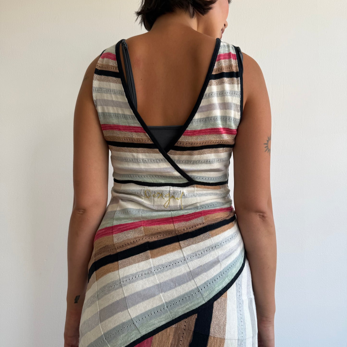 Desigual striped knit dress - Size S/M