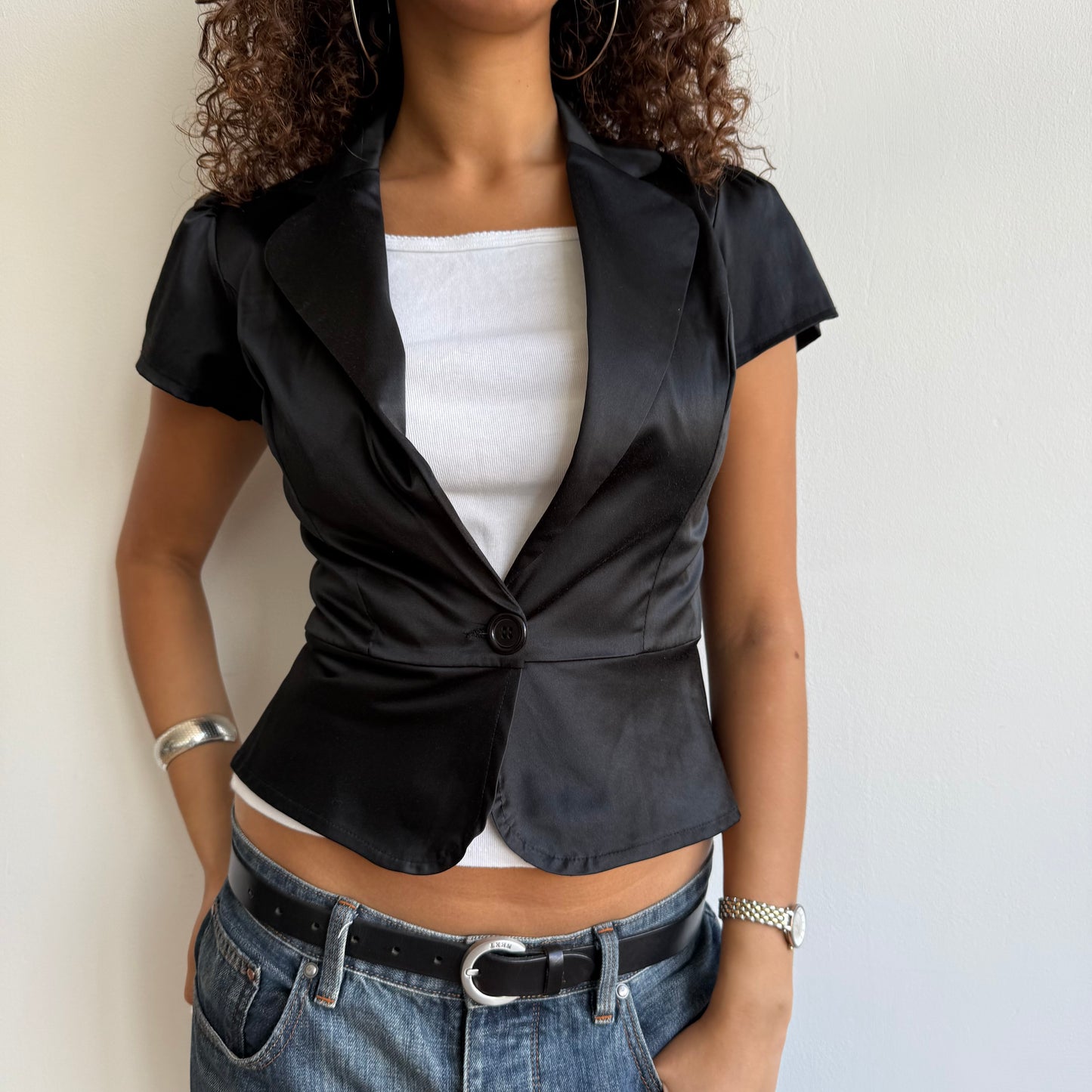 Satin waistcoat  - Size S
