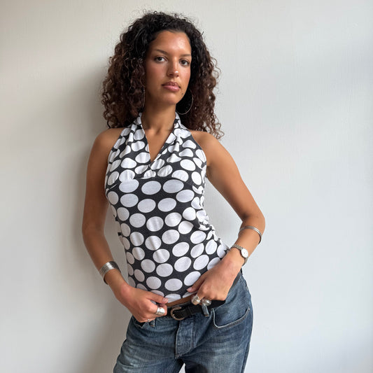Large polka dot top - Size M