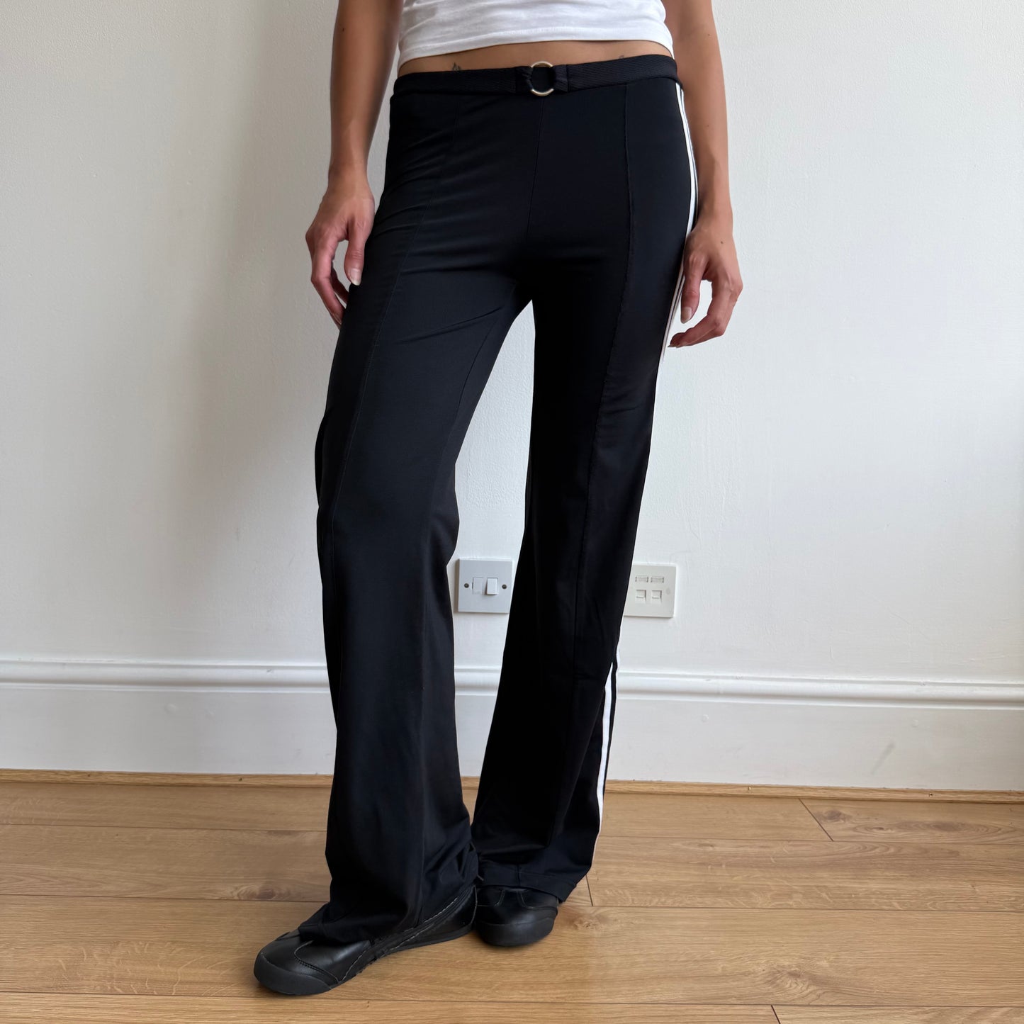 Black Adidas o-ring yoga pants - Size S
