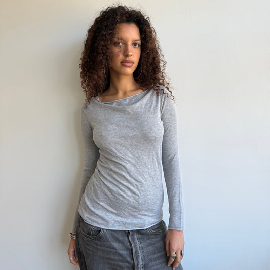 Grey slouchy knit - Size S