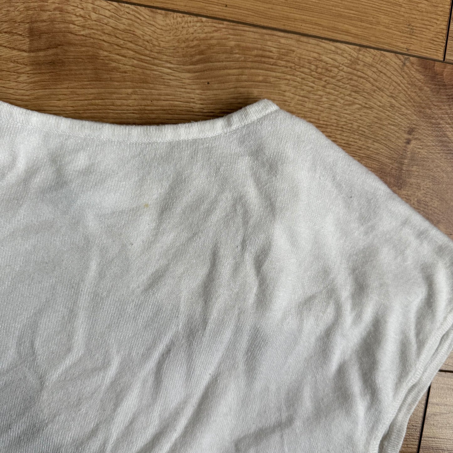 White open back knit - Size L