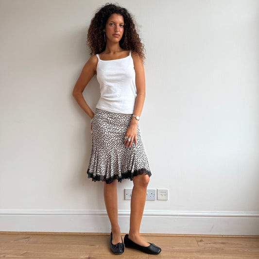 Polka dot midi skirt - Size S