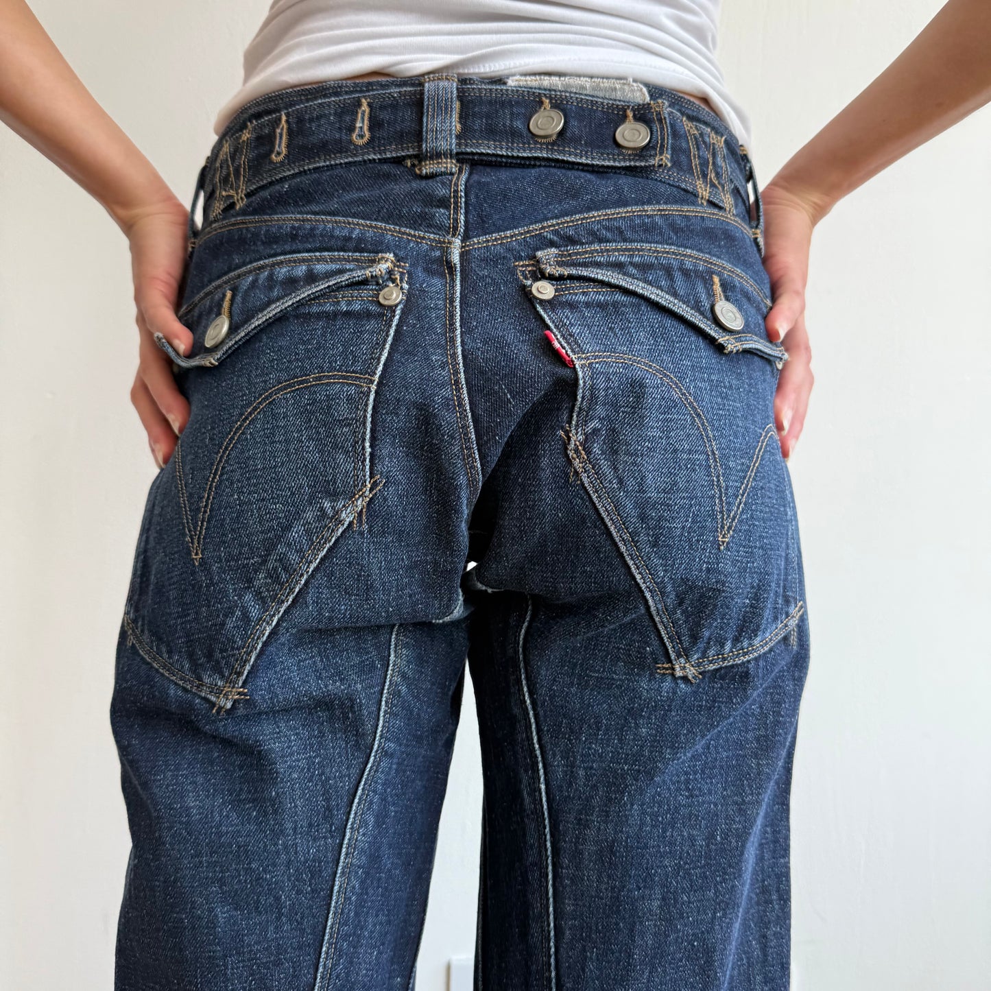 Levi’s Engineered dark wash button jeans - Size 29x32”