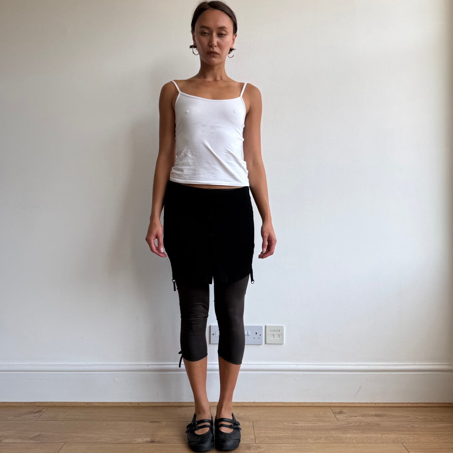 Cop Copine two piece capris + skirt - Size XS
